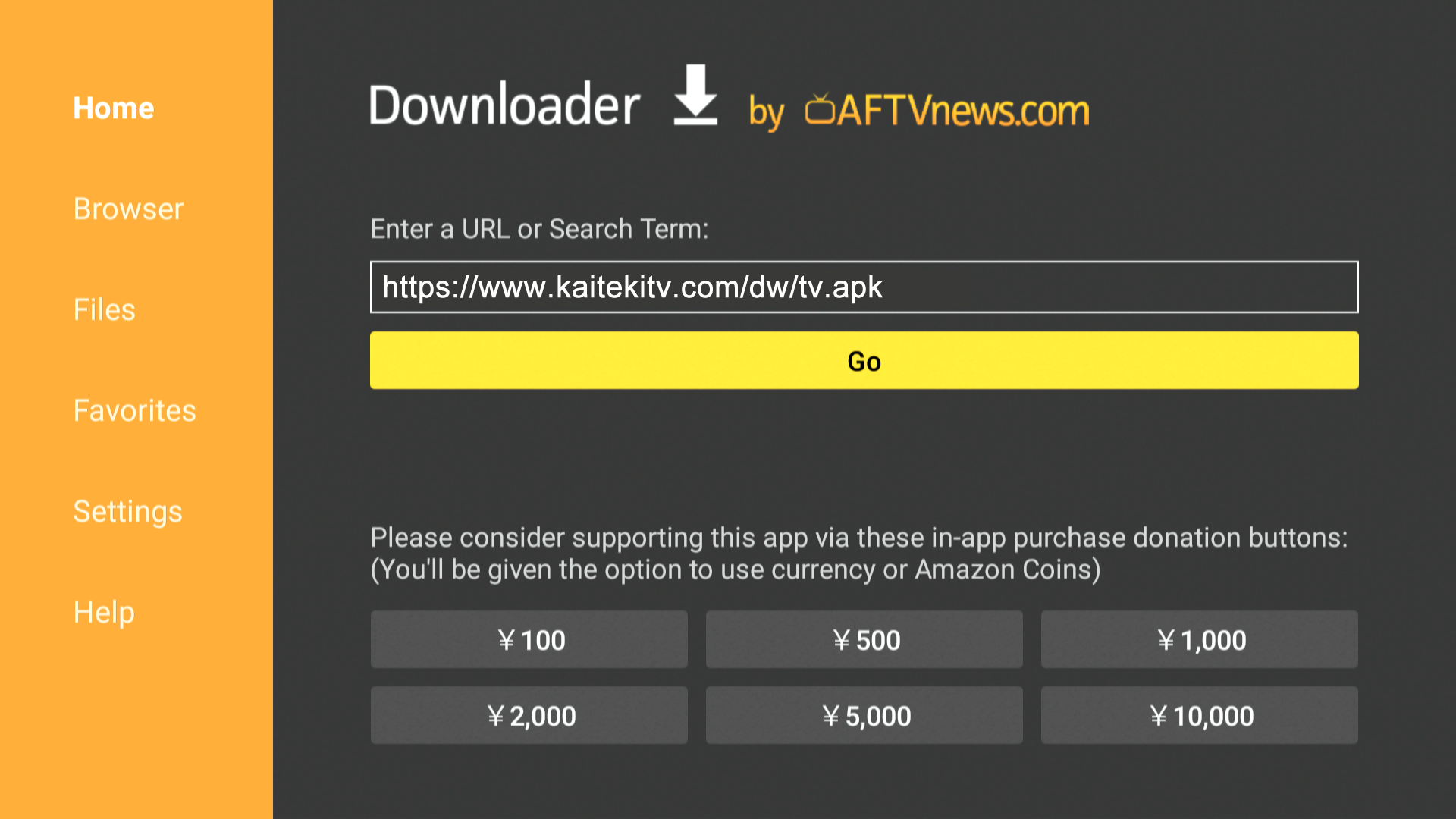 「KaitekiTV」アプリのインストール完了